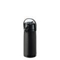 Matte Black Smooth Plastic Thermos w/ Lever (2.4 Liter)